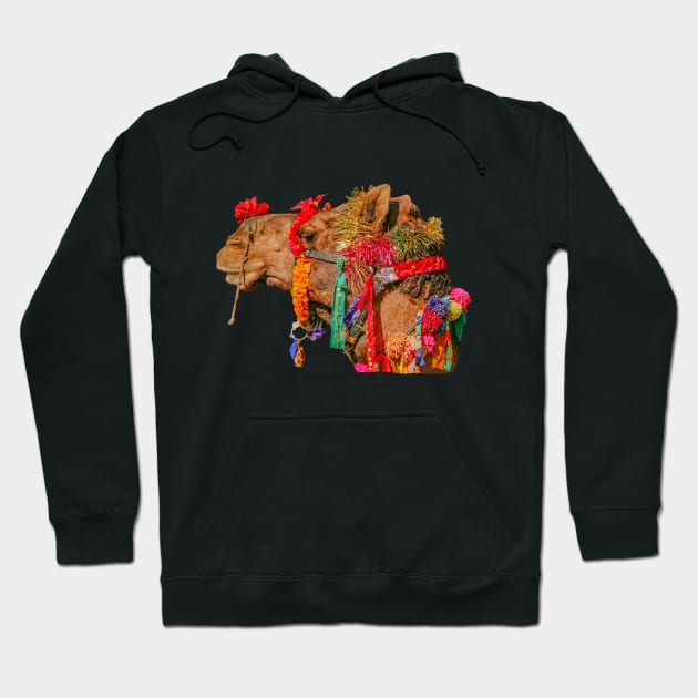 Festive Camel Hoodie by dalyndigaital2@gmail.com